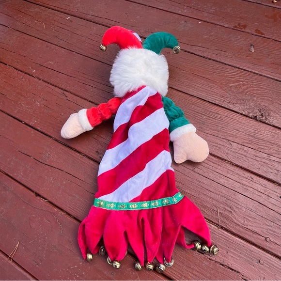 Jingles The Elf Plush Wine And Spirits Bottle Holder With Bells By North Star - Picture 5 of 9